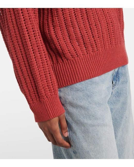 Pullover di Brunello Cucinelli in Red