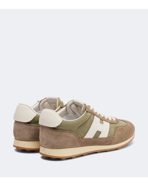 Baskets Athletic En Daim Hogan en coloris Natural