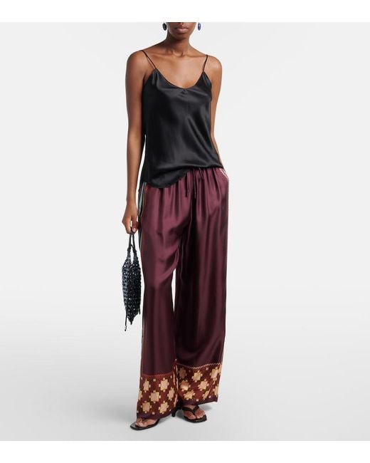 Staud Blue Karla Beaded Top-Handle Bag