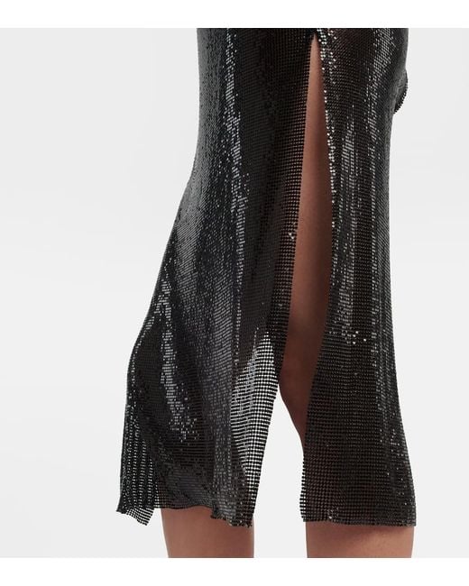 Christopher Kane Black Verziertes Midikleid