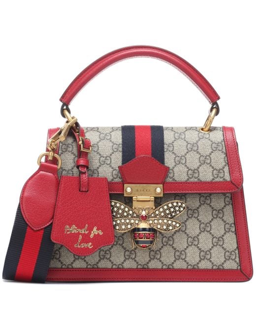 Gucci Red Queen Margaret Small GG Shoulder Bag