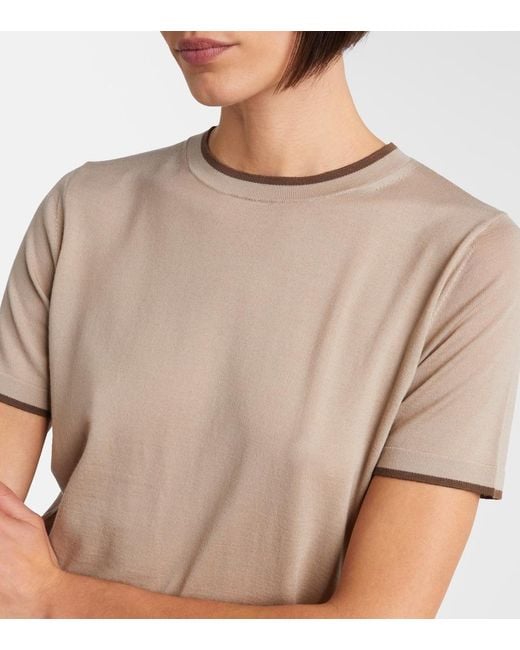 Max Mara Natural Wool T-Shirt