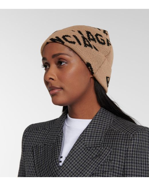 balenciaga beanie hat women's