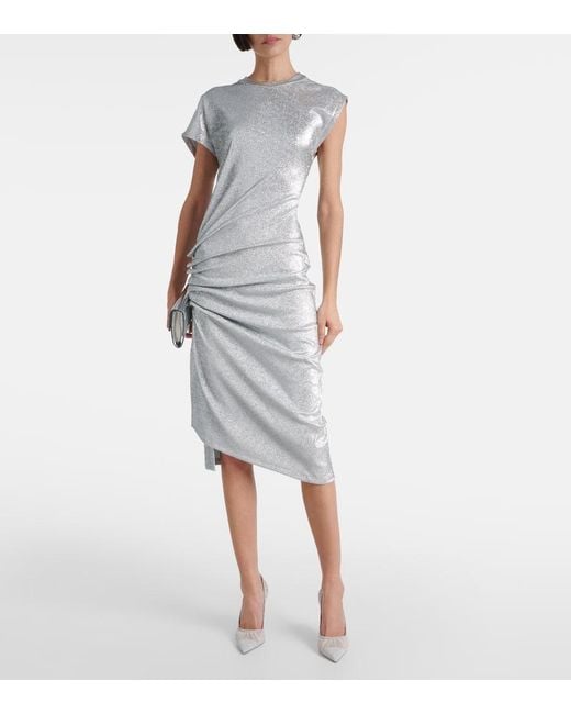 Escarpins Love 85 en tulle a paillettes Jimmy Choo en coloris White