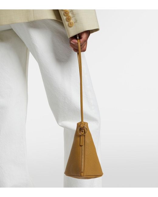 Clutch Solida Mini di Calvin Klein in Metallic