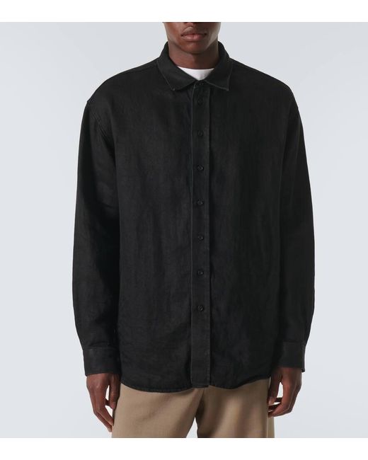 Camicia Penn di The Row in Black da Uomo
