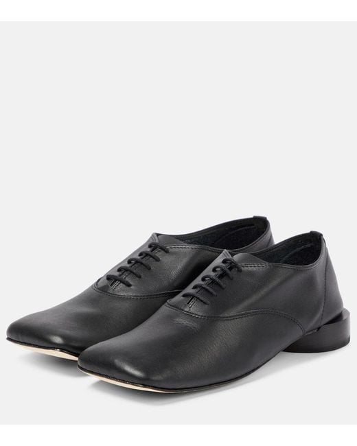 Jacquemus Black X Repetto Schnuerschuhe Les Zizi Aus Leder