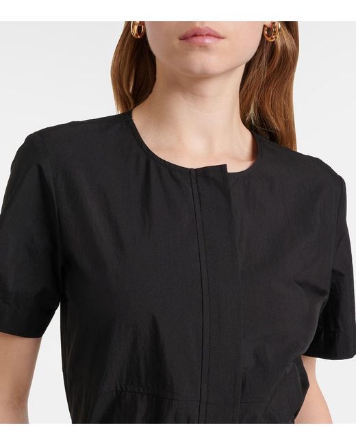 Proenza Schouler Black Label Elizabeth Cotton-Blend Midi Dress