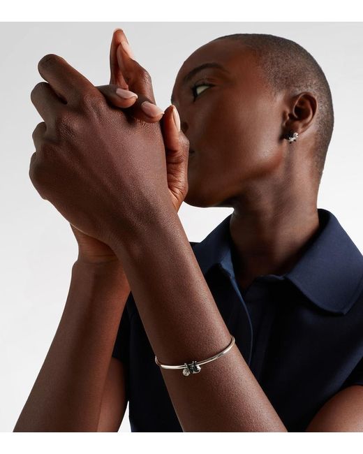 Yvonne Léon Metallic Panda 9Kt Bangle With Diamonds