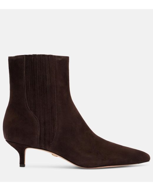 Veronica Beard Brown Lisa Suede Ankle Boots