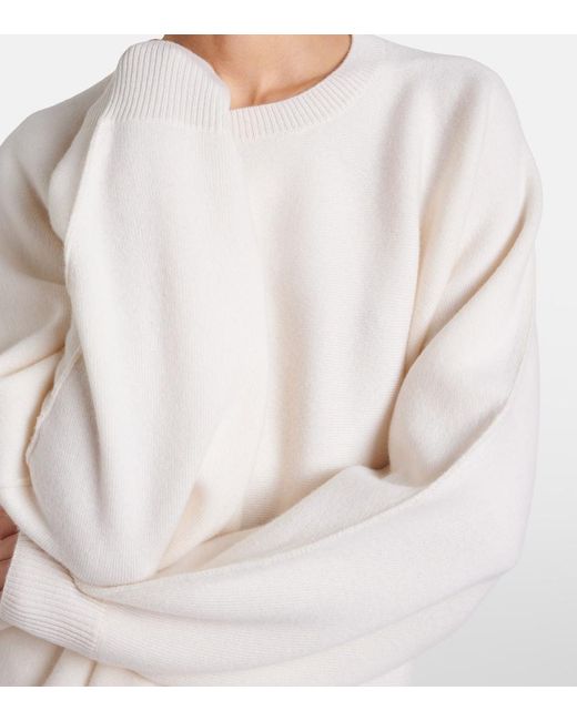 Lisa Yang White Haily Cashmere Sweater
