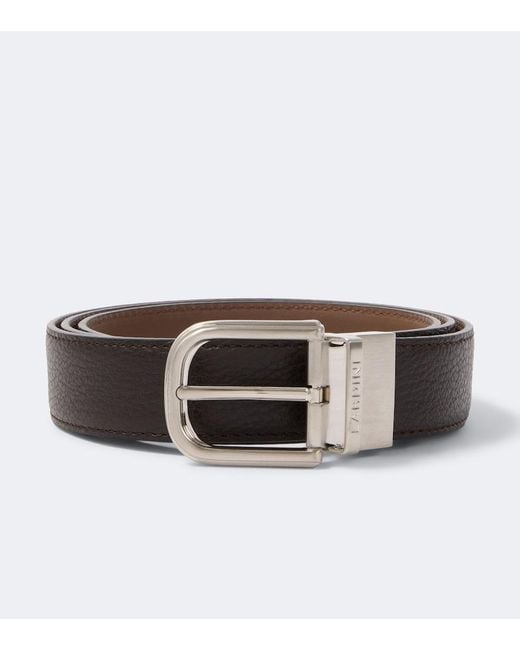 Lardini Brown Leather Belt for men