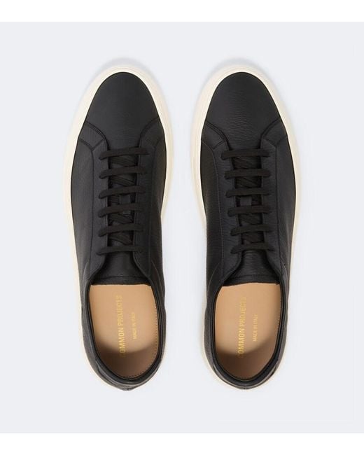 Common Projects Black Achilles Leather Sneakers for men