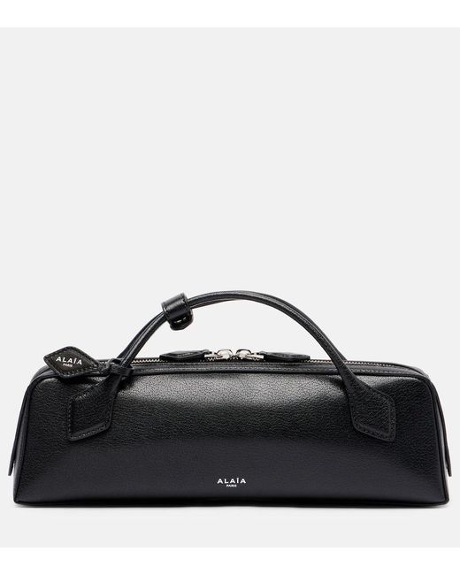 Alaïa Black Clutch Le Teckel Small Aus Leder
