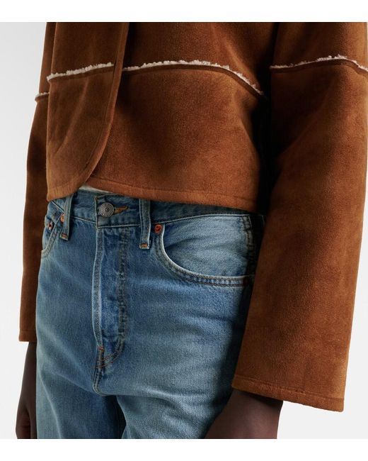 Velvet Brown Kelly Cropped Jacket