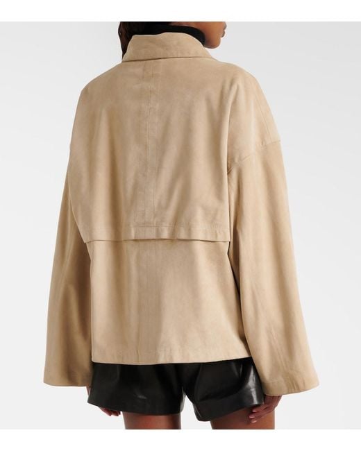 Nour Hammour Natural Park Suede Jacket