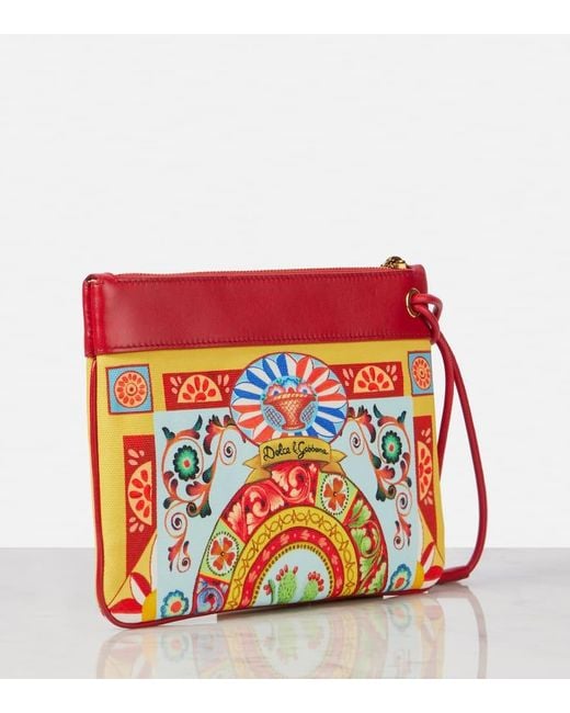 Bustina Con Finiture di Dolce & Gabbana in Red