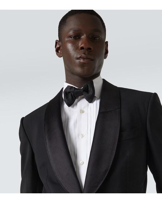 Tom Ford Black Silk Bow Tie for men