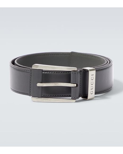 Gucci Metallic Leather Belt for men