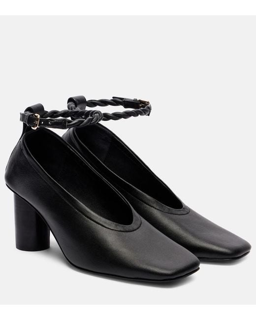 A.Emery Black Pumps Amos 70 Aus Leder