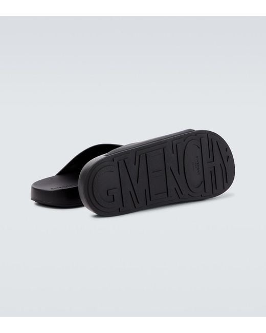 Mules A Logo Givenchy pour homme en coloris Black