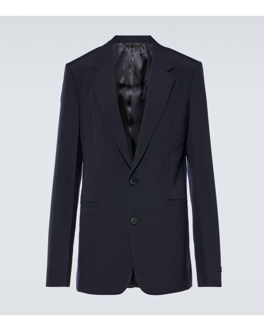 Givenchy Blue Wool Blazer for men
