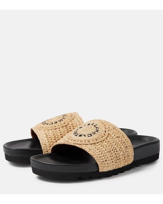 Stella McCartney Brown 'Elyse' Sandals