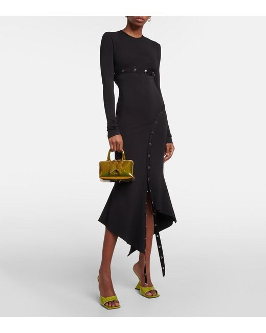 The Attico Yellow Cheope Glitter Mules