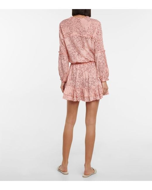 Robe Ilona A Fleurs Poupette en coloris Pink