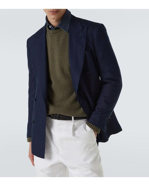 Dunhill Pullover Aus Baumwolle in Green für Herren