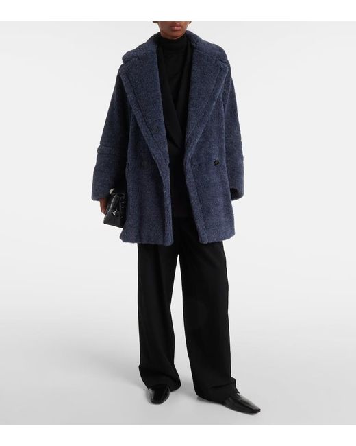 Cappotto Teddy Bear Icon di Max Mara in Blue