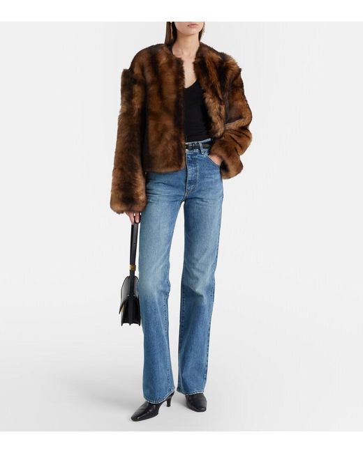 Nili Lotan Brown Elan Shearling Jacket