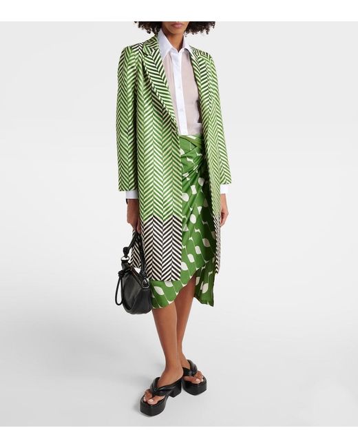 Dries Van Noten White Silk And Cotton Shirt