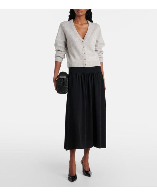 Vince White Wool And Cashmere Cardigan