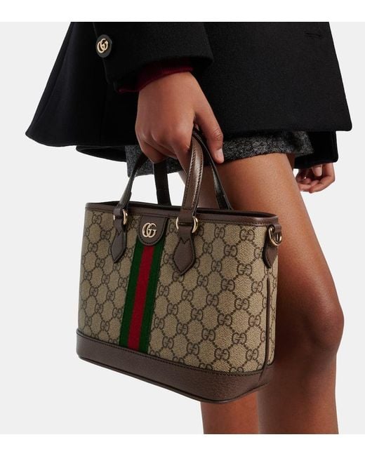 Gucci Black Ophidia Small Tote Bag