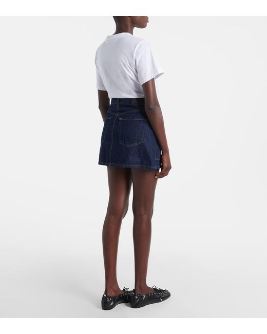 Citizens of Humanity Blue Denim Miniskirt