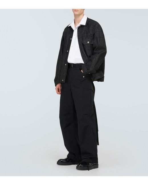 Sacai Black X Beyondexx Denim Blouson Jacket for men