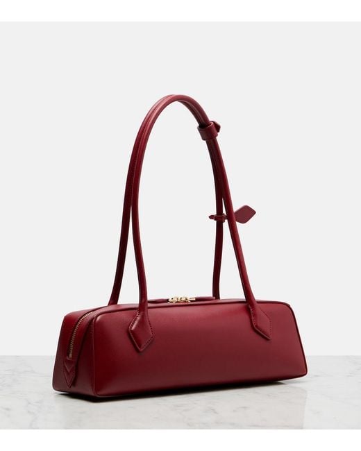 Alaïa Red Le Teckel Medium Leather Shoulder Bag