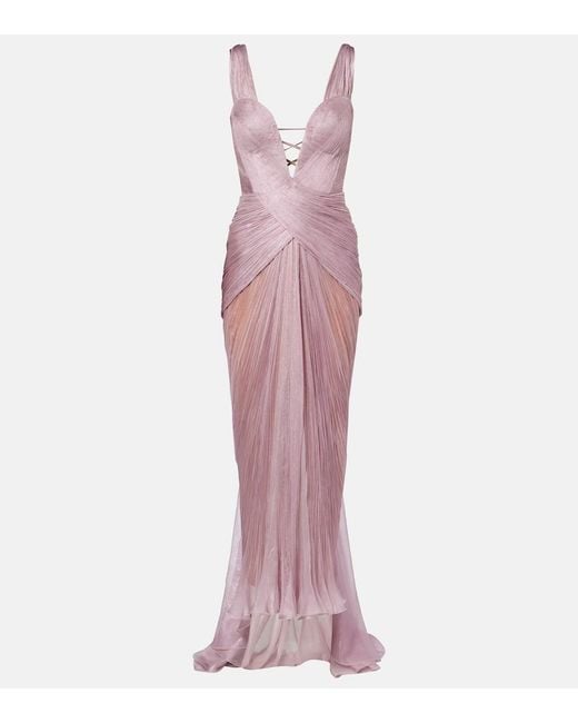 Abito Lungo Corinna di Maria Lucia Hohan in Pink