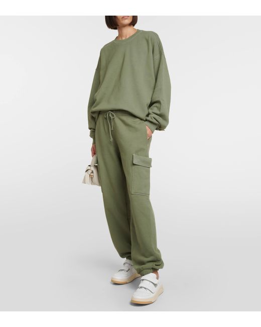 Pantalon de survetement cargo en coton Velvet en coloris Green