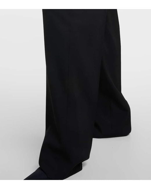 Pantaloni A Gamba Larga di Balenciaga in Black
