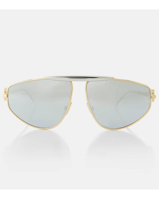 Loewe Gray Spoiler Aviator Sunglasses
