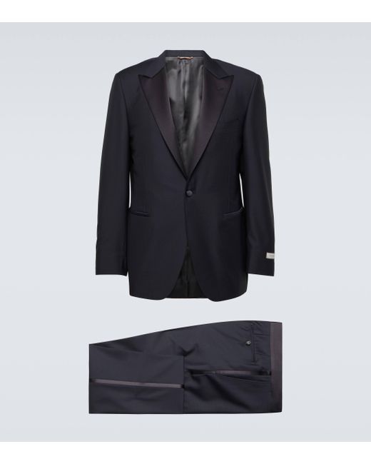 Canali Black Wool Tuxedo for men