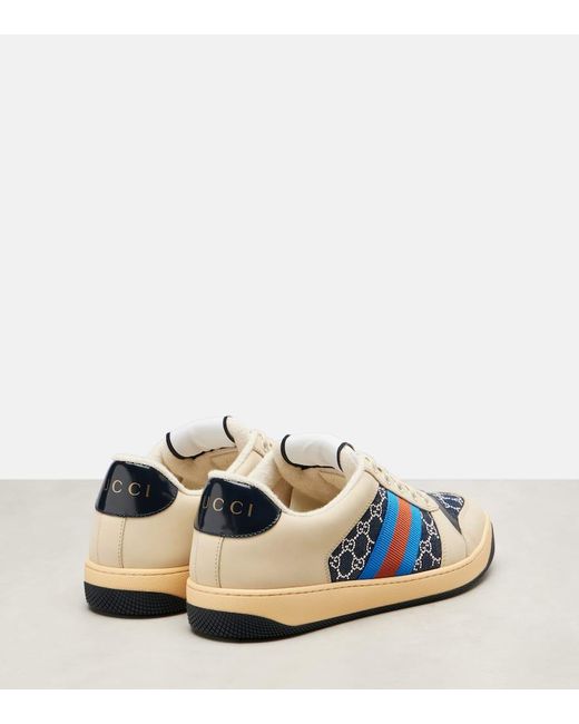 Baskets Screener Avec Détail Gg En Cristaux Pour Femme, Taille Gucci en coloris Blue