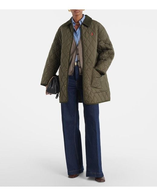 Polo Ralph Lauren Blue High-Rise Wide-Leg Jeans