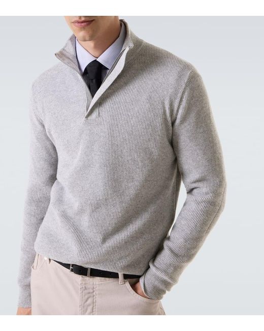 Pullover di Canali in Gray da Uomo