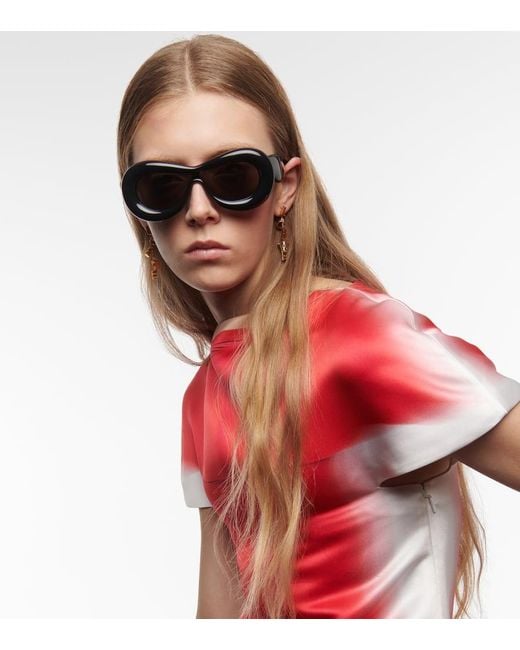 Loewe Multicolor Inflated Oval Sunglasses