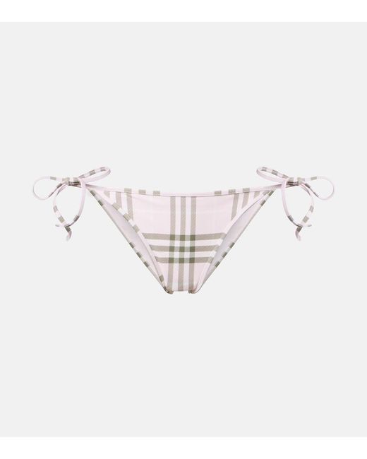 Burberry Natural Check Bikini Bottoms