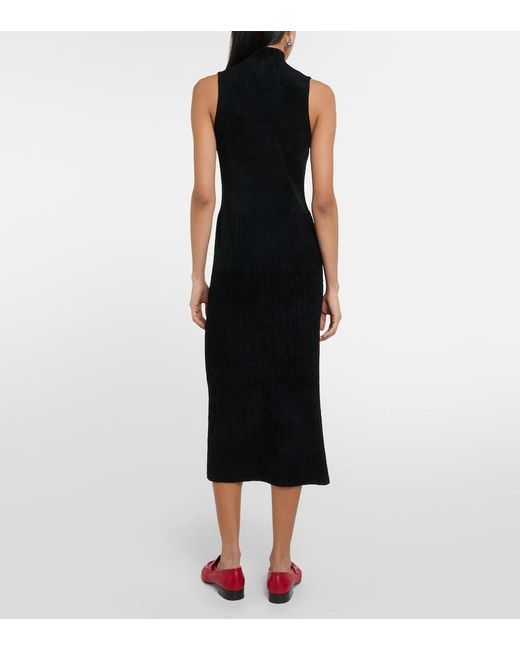 Proenza Schouler Black Label Lindsey Midi Turtleneck Dress