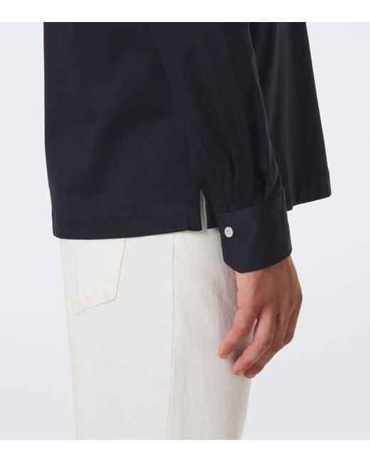 Polo De Algodon Kiton de hombre de color Blue